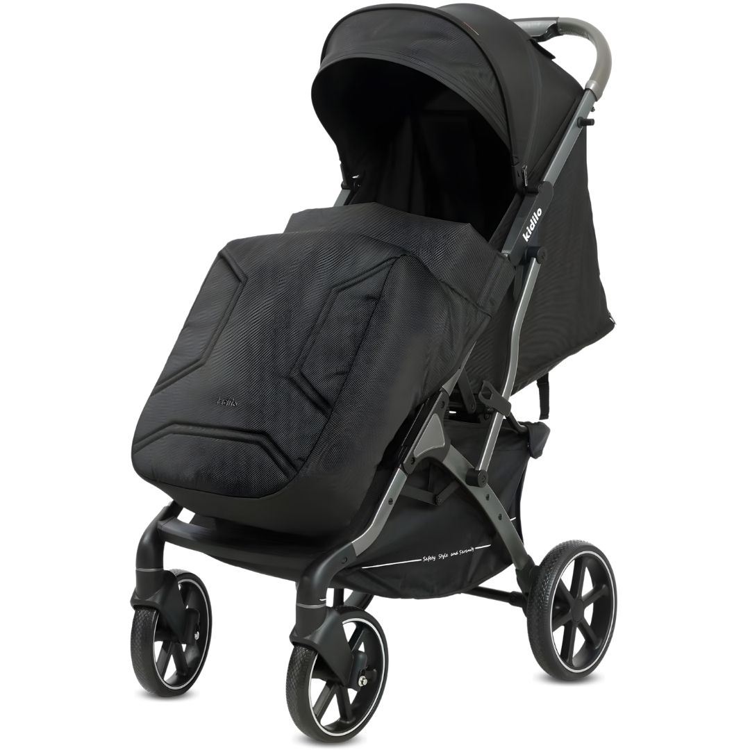 Coche Maleta de Paseo Kidilo «INDIGO» Colección Exclusiva Black